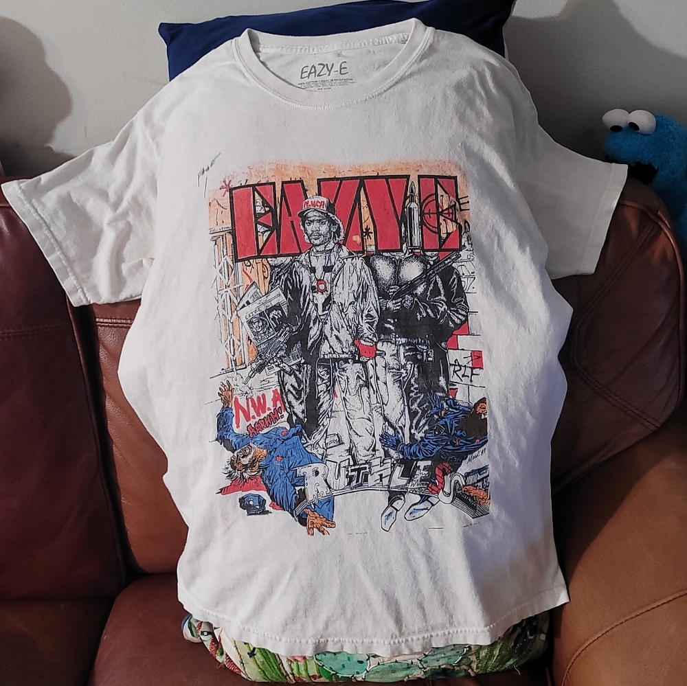 Eazy E Comic Book Rap Tee Shirt 